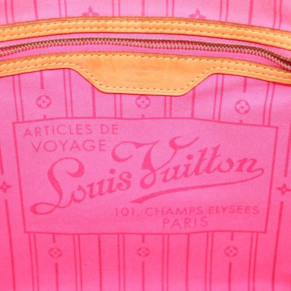LOUIS VUITTON Monogram Rose Neverfull MM Tote Bag M48613 LV Auth yk4422A - Picture 9 of 16